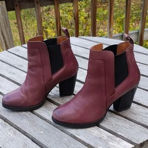 H&M Leather Ankle Boots
